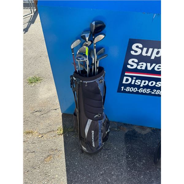 Golf clubs in bag