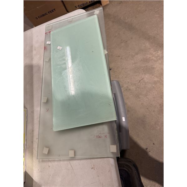 Two pieces of glass