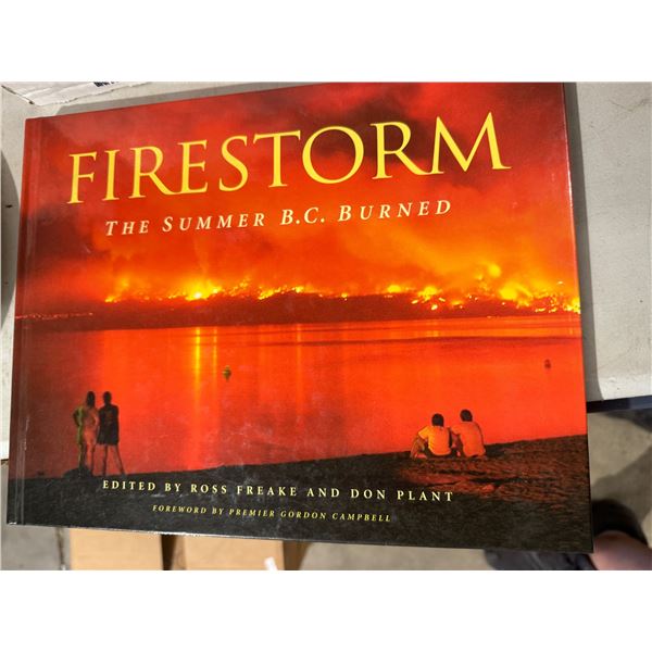 Fire storm the Summer BC burned Boeuk