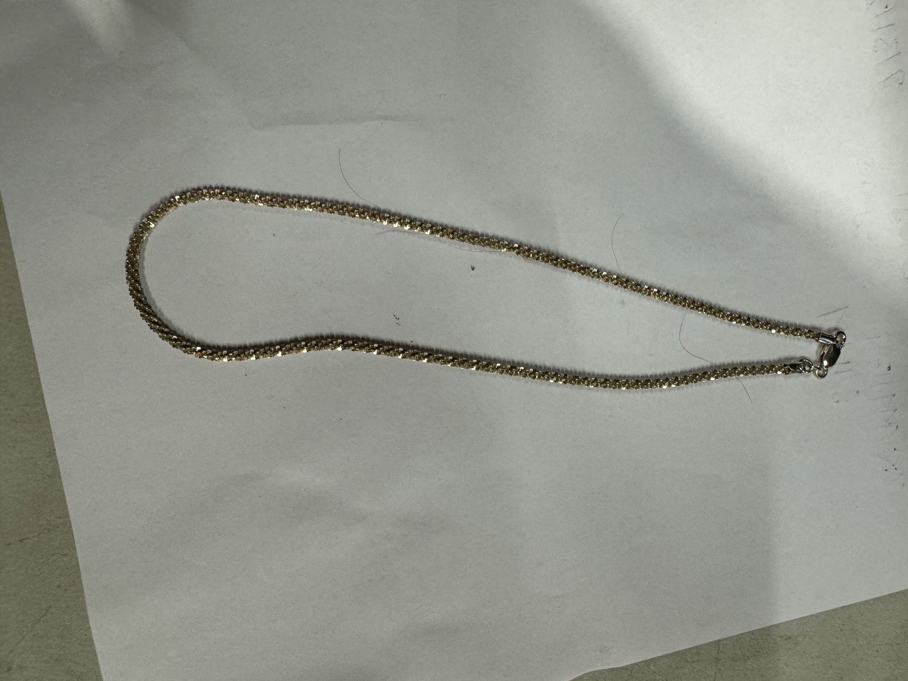 Silver chain stamp 925 Italy