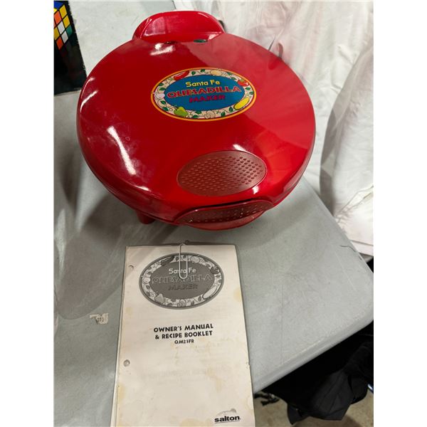 Santa Fe quesadilla maker