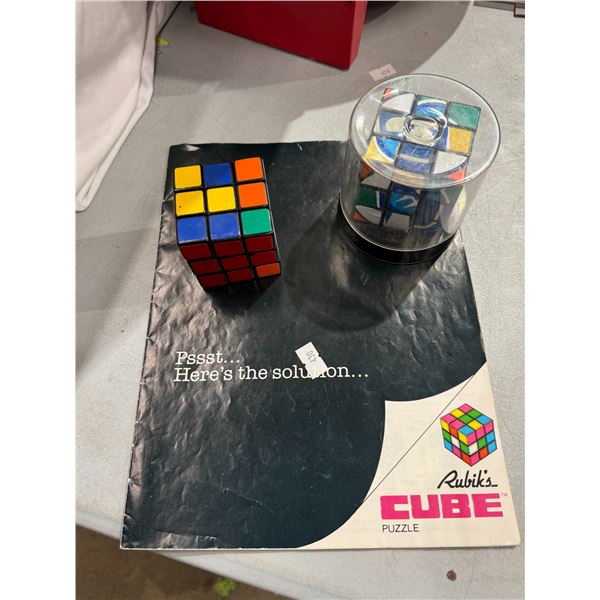 Rubiks cubes and solution book