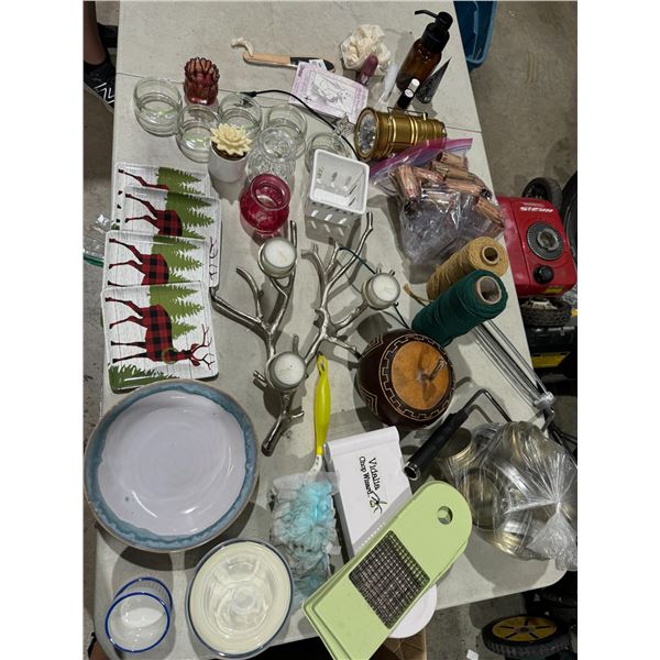 Assorted household items