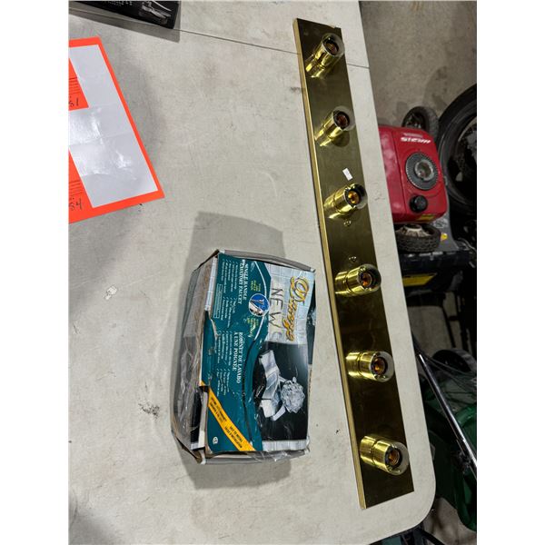 bathroom tap, and light fixture