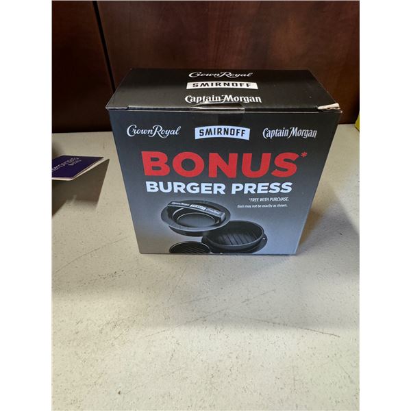 Burger press
