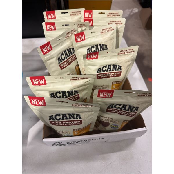 Acana high protein, dog treats, crunchy chicken liver recipe