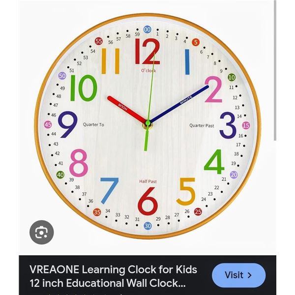 Kids Wall Clock