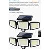 Image 1 : Solar motion sensor outdoor lights