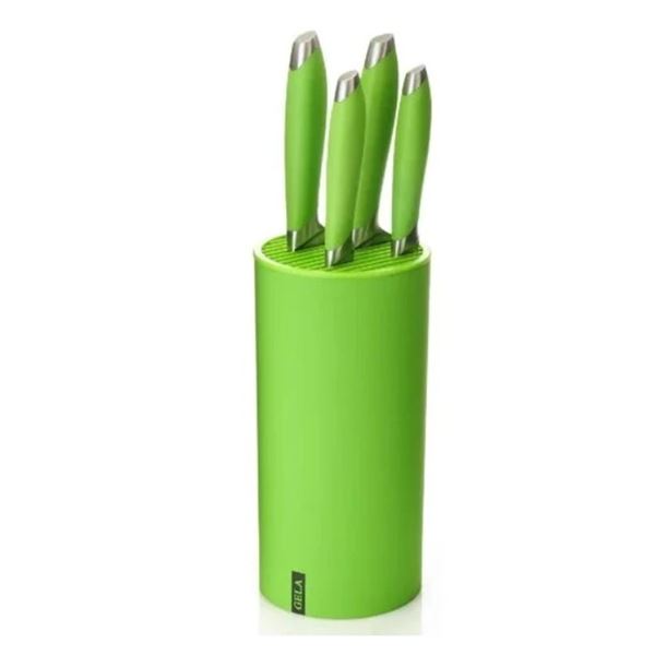 5 pc Knife set- green