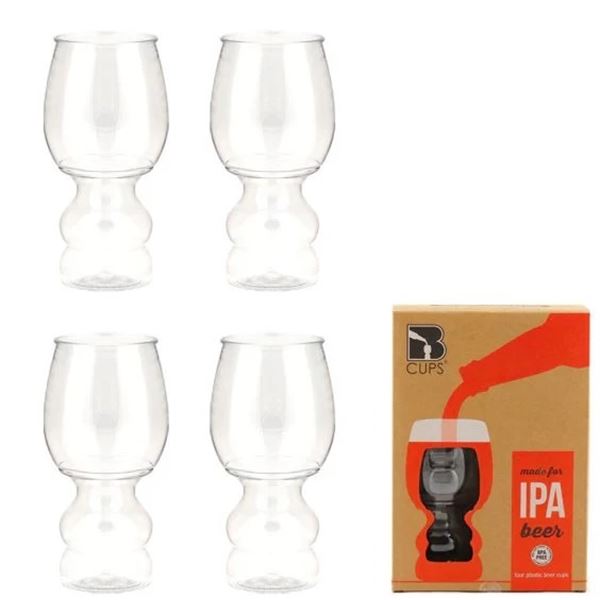 plastic beer glasses-IPA