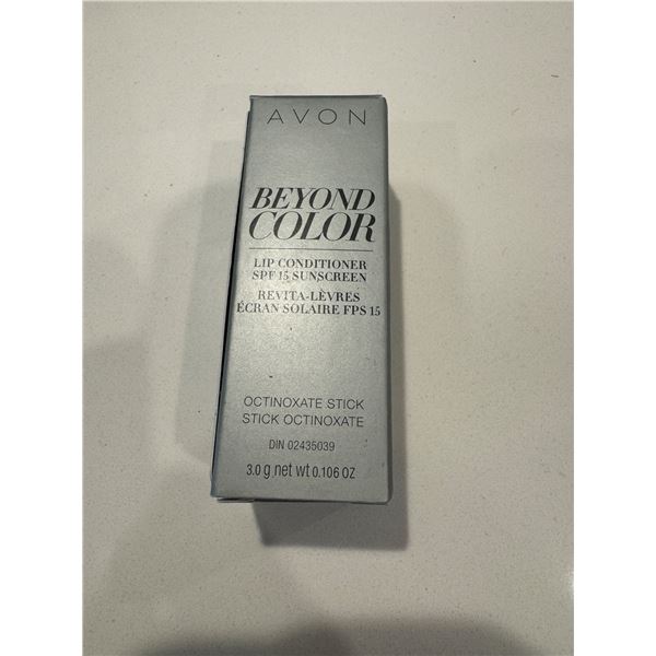 Avon Beyond color lip conditioner SPF 15 sunscreen
