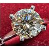 Image 1 : 14K WHITE GOLD 2.3G LAB DIAMOND 2CT RING (~SIZE 6)