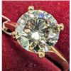Image 2 : 10K YELLOW GOLD 1.7G LAB DIAMOND 1.5CT  RING (~SIZE 5)