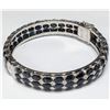 Image 2 : SILVER 39.83G SAPPHIRE 30CT  BANGLE