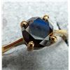 Image 3 : 10K YELLOW GOLD 1.63G BLACK DIAMOND 1.06CT  RING (~SIZE 6.25)