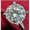 Image 3 : 14K WHITE GOLD 2G MOISSANITE 1.75CT  RING (~SIZE 6.25)