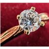 Image 1 : 10K YELLOW GOLD 1.4G LAB DIAMOND 0.26CT  RING (~SIZE 5.75)