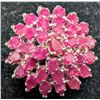 Image 1 : SILVER 7.84G RUBY  RING (~SIZE 6.75)
