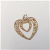 Image 1 : 14K YELLOW GOLD 0.59G HEART   PENDANT