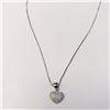 Image 2 : SILVER CZ 18"   NECKLACE