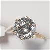 Image 3 : 10K YELLOW GOLD MOISSANITE(2.42CT)  RING (~SIZE 6.25)