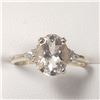 Image 1 : 10K YELLOW GOLD NATURAL MORGANITE (1.65CT) DIAMOND(0.03CT)  RING (~SIZE 7)
