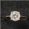 Image 1 : 10K YELLOW GOLD MOISSANITE(1.35CT)  RING (~SIZE 6.5 (~WEIGHT 1.58G)