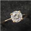 Image 2 : 10K YELLOW GOLD MOISSANITE(1.35CT)  RING (~SIZE 6.5 (~WEIGHT 1.58G)