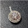 Image 1 : 14K WHITE GOLD MOISSANITE(0.6CT) DIAMOND (0.16CT)  PENDANT (~WEIGHT 0.67G)