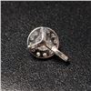 Image 2 : 14K WHITE GOLD MOISSANITE(0.6CT) DIAMOND (0.16CT)  PENDANT (~WEIGHT 0.67G)