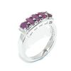 Image 2 : SILVER RUBY(2.95CT) RHODIUM PLATED RING (~SIZE 7) (~WEIGHT 3.4G)