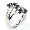 Image 2 : SILVER BLUE SAPPHIRE(1.8CT) RHODIUM PLATED RING (~SIZE 6.5) (~WEIGHT 3.8G)