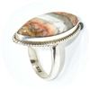 Image 2 : SILVER OSTER MUHAVE TURQUOISE(7.2CT) HAND MADE RING (~SIZE 7) (~WEIGHT 4.4G)