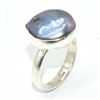 Image 2 : SILVER GRAY PEARL(9.2CT) HAND MADE RING (~SIZE 7) (~WEIGHT 5.3G)