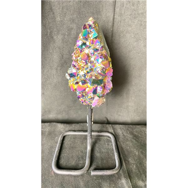 RAINBOW ARUA AMETHYST 9.5" RETAIL $600