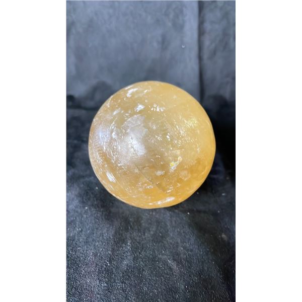 HONEY CALCITE SPHERE 3.3" RETAIL $480