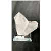 Image 5 : CHRYSOCOLLA & CLEAR QUARTZ POINT WITH INCLUSIONS
