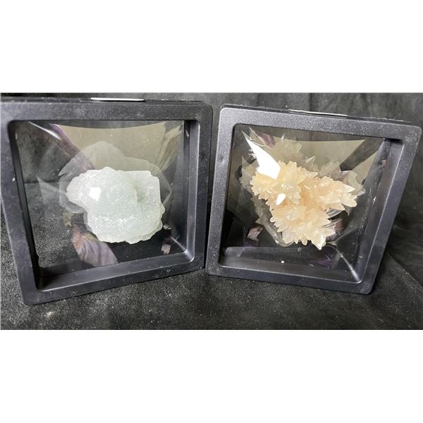 FLUORITE SUGAR COATED & YELLOW CALCITE RETAIL $380EA