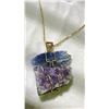 Image 2 : AMETHYST BLUE KYANITE NECKLACE