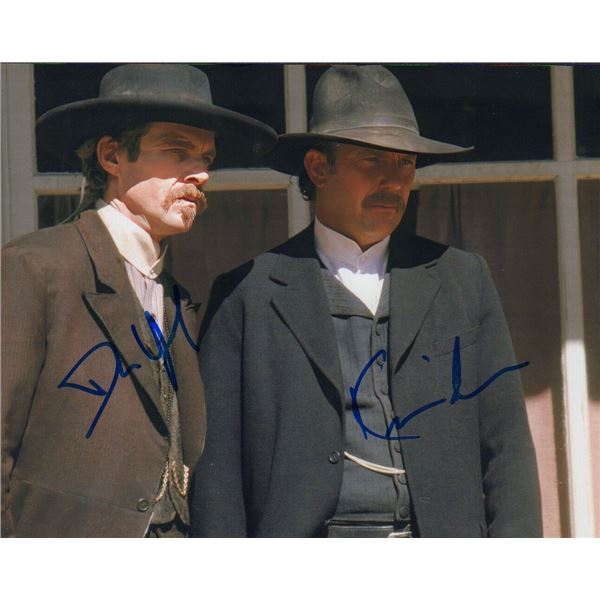 Kevin Costner/Dennis Quaid signed photo