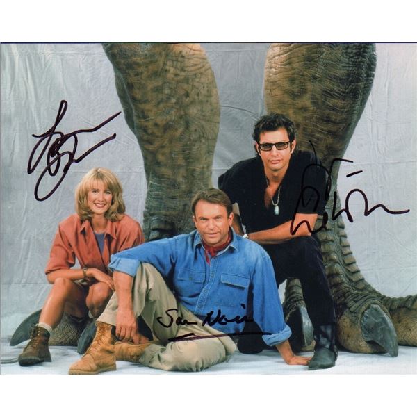 Jurassic Park Cast signed photo