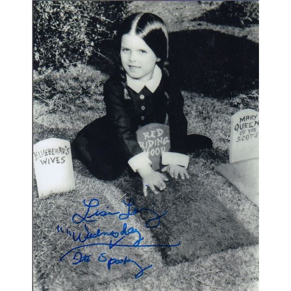 Lisa Loring signed photo Addams family
