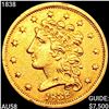 1838 $2.50 Gold Quarter Eagle CHOICE AU