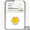 Image 1 : 1929 $2.50 Gold Quarter Eagle NGC AU58