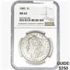 Image 1 : 1880 Morgan Silver Dollar NGC MS63