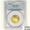 Image 1 : 2007-W $5 .10oz gold Jamestown PCGS MS70