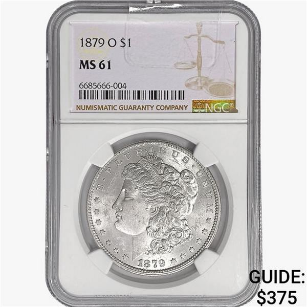 1879-O Morgan Silver Dollar NGC MS61