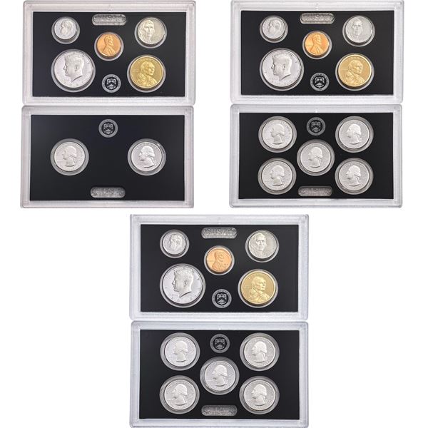 [3] 2019-2021 [10 Coin] U.S. Mint Silver Proof Set