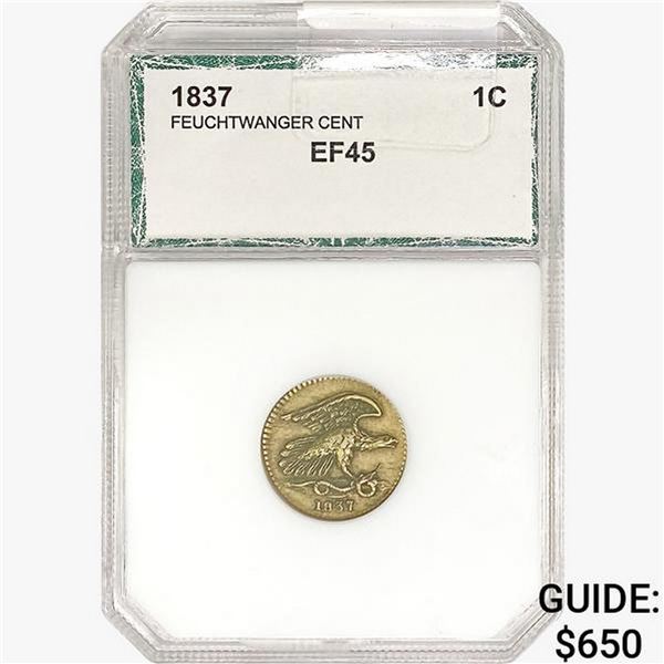 1837 Feuchtwanger Cent PCI EF45