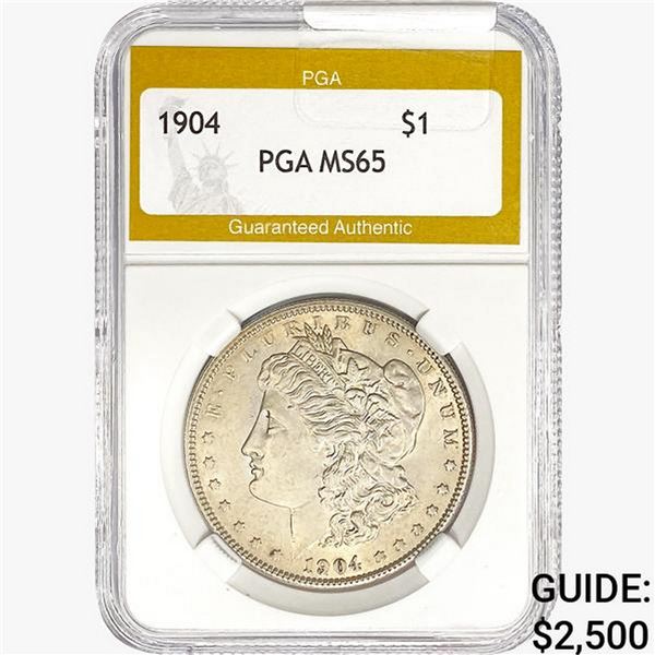 1904 Morgan Silver Dollar PGA MS65
